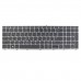 Клавиатура для ноутбука HP ProBook 650 655 G4 G5, RU/UA, (Black/Silver, Backlit, Trackpoint)