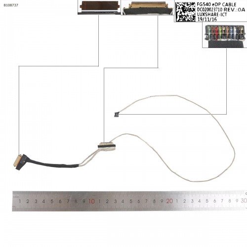 Шлейф матрицы для ноутбука Lenovo Ideapad 330-15ICH L340-15IWL L340-15API L340-15IRH, (eDP 30pin, FG540, DC020023700, DC020023710, DC020023720)