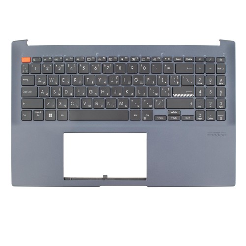Верхня кришка для ноутбука Asus Vivobook Pro 15 K6502H K6502V series, RU/UA (топкейс+клавіатура, 4pin Backlit, 90NB1131-R30UA0, Original)