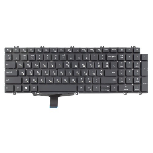 Клавіатура для ноутбука Dell Latitude 3540 5520 5521 5531 5530 5540 Precision 3560 3561 series, UA, Black, Backlit