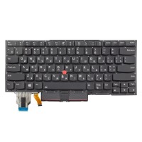 Клавиатура для Lenovo Thinkpad X1 Carbon 7th/ 8th Gen, RU/UA, Trackpoint, Backlit