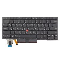 Клавиатура для Lenovo Thinkpad X1 Carbon 7th/ 8th Gen, RU/UA, Trackpoint, Backlit