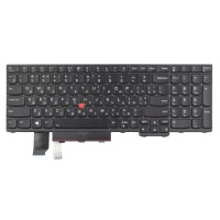 Клавиатура для Lenovo Thinkpad L15 Gen1 Gen2, RU/UA, Trackpoint, Backlit