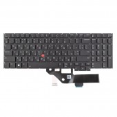 Клавиатура для Lenovo Thinkpad E16 Gen1, RU/UA, Trackpoint, Backlit