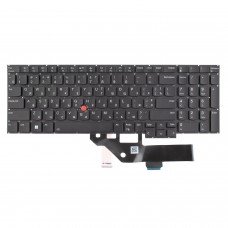 Клавіатура для Lenovo Thinkpad E16 Gen1, RU/UA, Trackpoint, Backlit