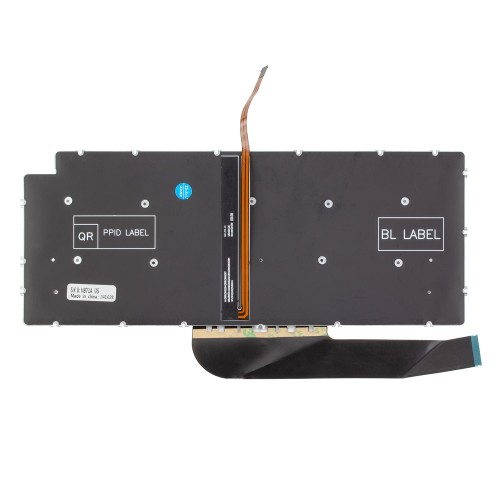Клавиатура для ноутбука Dell Inspiron/Vostro 14 5401 5402 3400 3401 5490 5390 5391 7490, RU/UA, Black, Backlit, Аналог