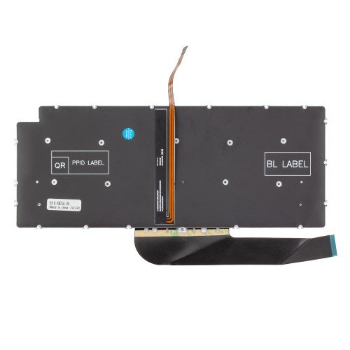 Клавіатура для ноутбука Dell Inspiron/Vostro 14 5401 5402 3400 3401 5490 5390 5391 7490, RU/UA, Black, Backlit, Аналог