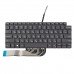 Клавіатура для ноутбука Dell Inspiron/Vostro 14 5401 5402 3400 3401 5490 5390 5391 7490, RU/UA, Gray, Backlit, Аналог