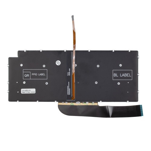 Клавіатура для ноутбука Dell Inspiron/Vostro 14 5401 5402 3400 3401 5490 5390 5391 7490, RU/UA, Gray, Backlit, Аналог