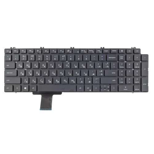 Клавіатура для ноутбука Dell Precision 7550 7560 7750 7760, RU/UA, Black, Backlit