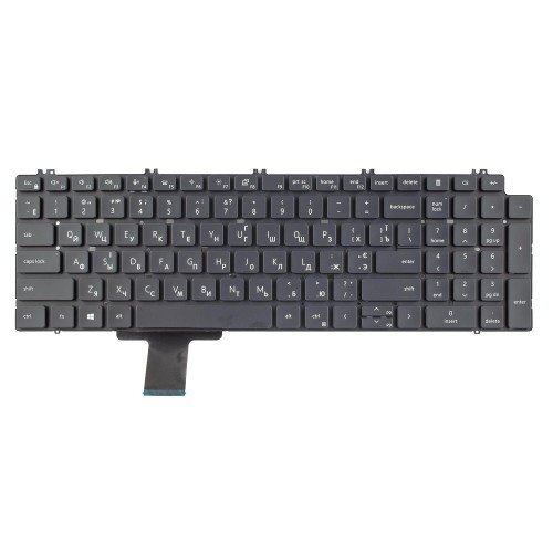 Клавиатура для ноутбука Dell Precision 7550 7560 7750 7760, RU/UA, Black, Backlit