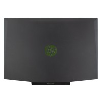 Кришка матриці для HP Pavilion Gaming 15-DK 15T-DK, (Black, Green logo, Original)
