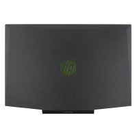 Кришка матриці для HP Pavilion Gaming 15-DK 15T-DK, (Black, Green logo, Original)