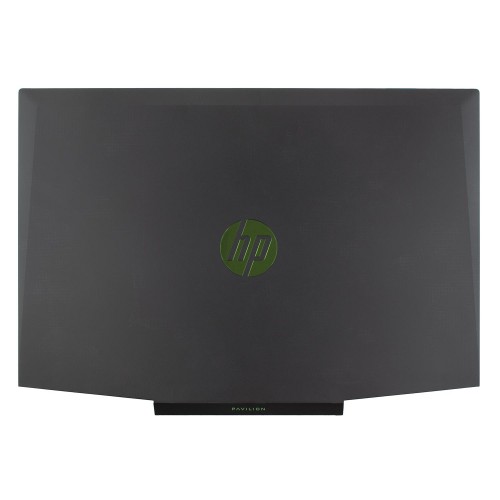 Кришка матриці для ноутбука HP Pavilion Gaming 15-DK 15T-DK, (Black, Green logo, Original)