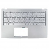 Верхняя крышка для Asus X1500EA X1500EP, RU/UA (Silver, топкейс+KB Backlit, 90NB0TY2-R32UA1, Original)