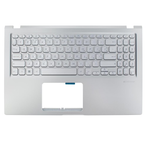 Верхня кришка для ноутбука Asus X1500EA X1500EP, RU/UA (Silver, топкейс+KB Backlit, 90NB0TY2-R32UA1, Original)