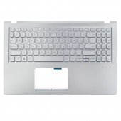Верхня кришка для Asus X1500EA X1500EP, RU/UA (Silver, топкейс+KB Backlit, 90NB0TY2-R32UA1, Original)