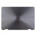 Крышка матрицы для ноутбука Asus Zenbook Flip 14 UX461FA UX461FN UX461UA UX461UN, (Grey, Aluminum, 90NB0GD1-R7A010, A Cover, Original)