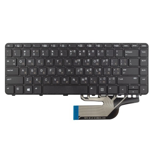 Клавиатура для ноутбука HP ProBook 430 440 445 G3 G4, 640 645 G2 G3, RU/UA, Black, Аналог