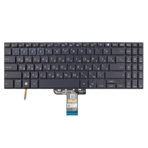 Клавіатура для ноутбука Asus ExpertBook B5 B5602CBA B5602CBN B5602CVA B5602CVN B5602FBA, RU, Black, Backlit, Original