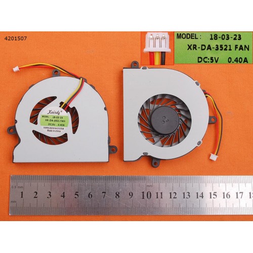 Вентилятор для ноутбука Dell Inspiron 3521 3721 3737 5735 5737 5521 5535 5721, HP 15-G, (Аналог)