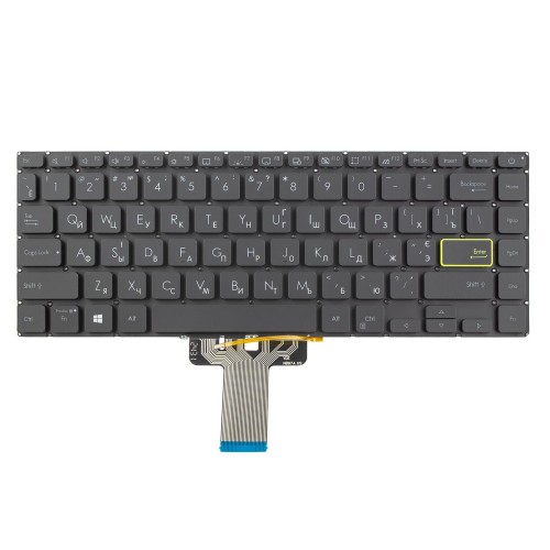 Клавиатура для ноутбука Asus A413 D413 M413 S413 S433 X413 series, RU/UA, (Black, 4pin Backlit)
