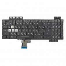 Клавиатура для Asus FX504 FX505 FX705 FX80 series, RU, Black, For Backlit