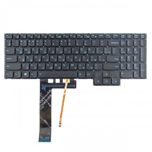 Клавіатура для ноутбука Lenovo 3/5 15IMH05H 17IMH05 15ARH05 15ACH05 15ACH6 15IHU6, RU, Blue, Backlit, Original