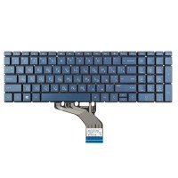 Клавиатура для HP Pavilion 15-DA 15-DB 15-DX 15-DR 15-DW 15-CX 15-CS, 250 255 G7, RU/UA, Blue, Original