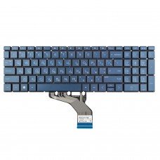 Клавиатура для HP Pavilion 15-DA 15-DB 15-DX 15-DR 15-DW 15-CX 15-CS, 250 255 G7, RU/UA, Blue, Original