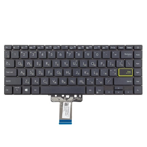 Клавиатура для ноутбука Asus A413 D413 M413 S413 S433 X413 series, RU/UA, Black, Original