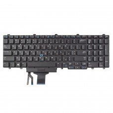 Клавіатура Dell Latitude E5550 E5570 E5580 E5590, Precision 3510 3520 3530, UA (з поінтстиком)