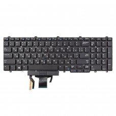 Клавиатура для Dell Latitude E5550 E5570 E5580 E5590 Precision 3510 3520 3530, UA (Backlit, Pointstick)