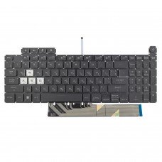 Клавіатура для Asus TUF Gaming FX507 FA507 FX517 FX707 FA707 series, UA, Black, RGB 8pin Backlit