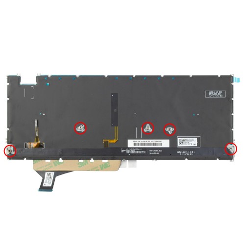 Клавиатура для ноутбука Asus ZenBook 14 OLED UX3402VA UX3402ZA, RU, White, Backlit