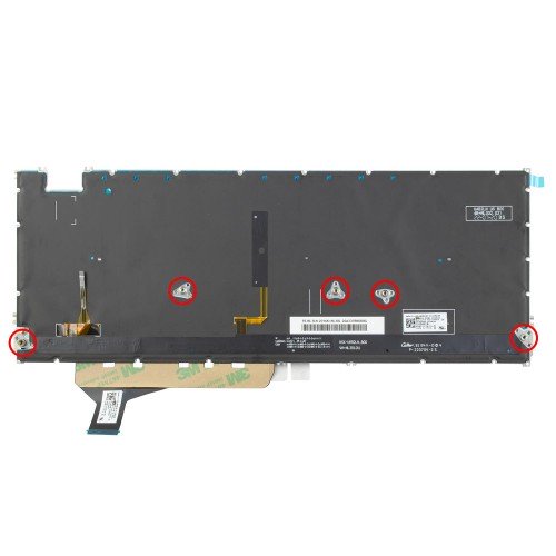 Клавіатура для ноутбука Asus ZenBook 14 OLED UX3402VA UX3402ZA, RU, White, Backlit