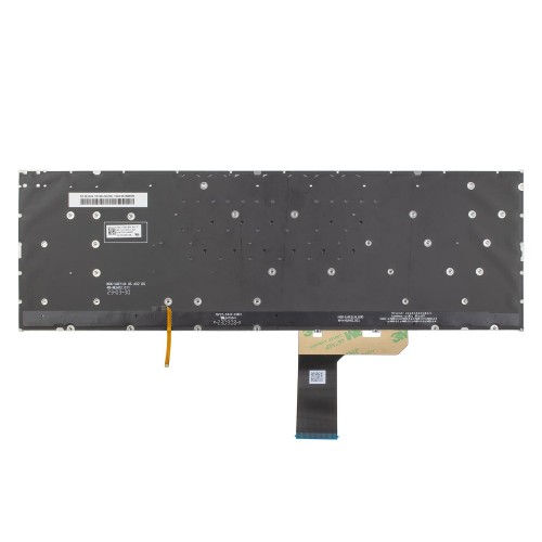Клавиатура для ноутбука Asus Vivobook Pro K6502 K6602 N7601, RU, Silver/Orange, Backlit, Original