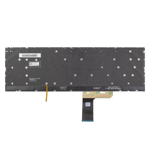 Клавіатура для ноутбука Asus Vivobook Pro K6502 K6602 N7601, RU, Silver/Orange, Backlit, Original