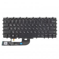Клавіатура для Dell XPS 15 9575 2-in-1, Precision 5530 2-in-1, RU/UA, Black, Backlit