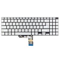 Клавиатура для Asus Vivobook K3500P M3500Q K6500Z M6500Q M7600Q X3500P, RU/UA, Silver, For Backlit