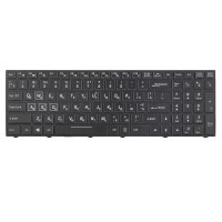 Клавіатура для Clevo N850 N855 N857 N870 N871 N875 series, RU/UA, Black, 12pin RGB Backlit