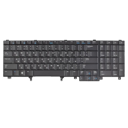 Клавіатура для ноутбука Dell Latitude E6520 E6530 E6540 E5520 E5530, Precision M4600 M6600, RU/UA, Backlit