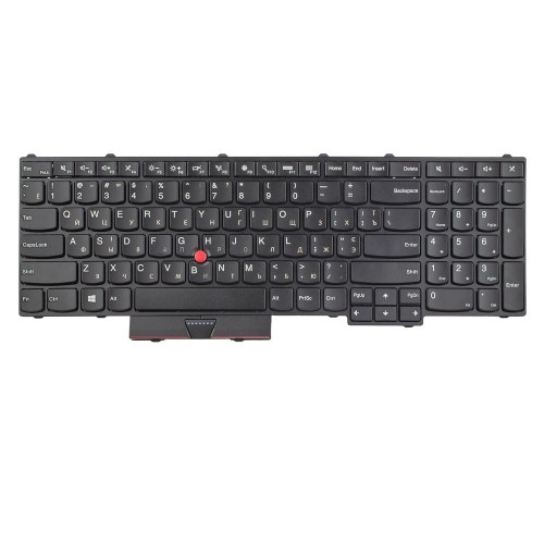 Клавиатура для ноутбука Lenovo ThinkPad P50 P70 P51 P71, RU/UA, (Black, TrackPoint, Original)