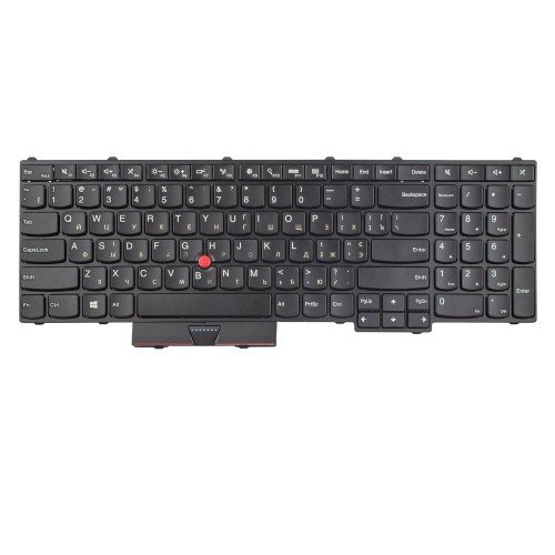 Клавіатура для ноутбука Lenovo ThinkPad P50 P70 P51 P71, RU/UA, (Black, TrackPoint, Original)