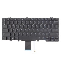 Клавиатура для Dell Latitude E5280 E5289 E7280 E7390 RU/UA, Black, Backlit