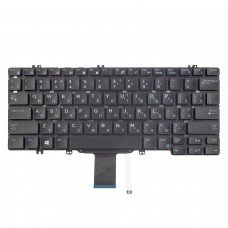 Клавіатура для Dell Latitude E5280 E5289 E7280 E7390 RU/UA, Black, Backlit