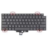 Клавиатура для Dell Latitude 5420 5421 5430 5431 7420 7430 7520 7530 P137G, RU/UA, Original