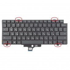 Клавіатура для Dell Latitude 5420 5421 5430 5431 7420 7430 7520 7530 P137G, RU/UA, Original