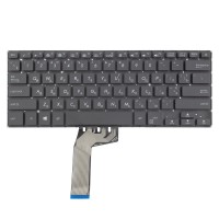 Клавиатура для Asus A411 F411 K410 S401 X411 S410, RU/UA, Black, Backlit