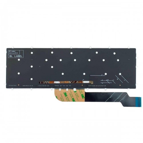 Клавиатура для ноутбука Dell Inspiron 3580 3581 3584 5570 7566 7567 7577 P66F P72F P75F, UA, Black, Backlit